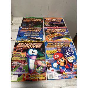 Vintage Nintendo Power magazines Volumes 117-120, 122 & 123